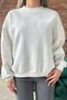 Crew Neck Oversize Women's Sweatshirt - 3