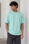 Men's Crew Neck Embossed Printed T-Shirt
