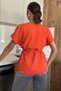 Double-Breasted Collar Waist Tie Sleeveless Jacket - 4