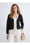 High-Quality Pieces from Çelebi Store: Women's Knitted Cardigan with V-Stitch and Tie-Detail - 2