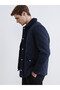 Men’s Suede Coat with Robe Collar in Regular Fit from Freezen Store