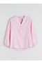 Quality Pieces from Çelebi Store Kaçık Roba Collar Loose Fit Blouse - 6