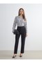 Trendy Picks from Kübra Butik: Plus-Size Regular-Fit Women's Cigarette Pants
