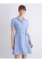 LCW Comfort Blue Gabardine Patterned Dress—The ALITA CITY Difference - 3