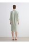 Trendy Picks from Kübra Butik: Textured Muslin Shirt Dress - 6