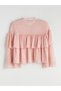 Trendy Picks from Kübra Butik: Tie-Detail Chiffon Ruffled Blouse - 7