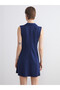 Trendy Picks from Kübra Butik: Off-the-Shoulder Yoke Detail A-Line Mini Dress - 6