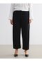 LCW EVERYDAY Black Raschel Solid Loose & Oversized Wide-Leg Women's Pants—The ALITA CITY Difference - 6