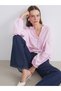 Quality Pieces from Çelebi Store Kaçık Roba Collar Loose Fit Blouse