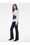 X Selected by Melis Ağazat - Long Sleeve Stand Collar Ruffled Peplum Blouse - 2