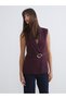 I Jacket with Stand-Up Collar, Women's Simple Vest from Freezen Store
