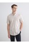 I Standart Fit Short Sleeve Striped Men's Shirt from Freezen Store