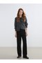 Women's Knit Pants with a Waist Cord - 2