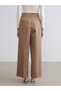 LCWAIKIKI Classic Brown Solid Loose & Wide-Leg Women's Pants, Featuring the ALITA CITY Touch - 5