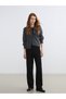 Women's Knit Pants with a Waist Cord