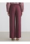 LCW Modest Plum Solid Loose & Oversized Wide-Leg Women's Pants, Featuring the ALITA CITY Touch - 5