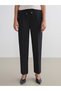 LCW Vision Black Double-Layer Fabric Solid-Color Carrot-Cut Tapered-Leg Women's Pants—The ALITA CITY Difference - 2