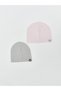 Quality Pieces from Çelebi Store Simple Baby Girl Beanie 2-Piece Set - 2