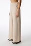 Pastel Beige Corded Stitching Detailed Trousers - 3
