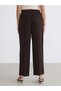 Trendy Picks from Kübra Butik: Women's Loose-Fit Pleated Pants with a Waist Belt - 5