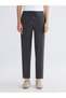 LCWAIKIKI Classic Anthracite Solid Standard & Regular Tapered-Leg Women's Pants, Featuring the ALITA CITY Touch - 4