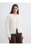 From UZG STORE: A Women's Knit Cardigan with a Round Neck and Tasseled Collar Detail for Fashion-Conscious Women