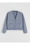 Rmz Gi̇yi̇m Farkiyla V Dikim Women's Knitwear Cardigan - 6
