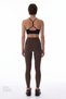 Brown High-Waist Smooth Feel Leggings - 6