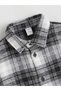 Quality Pieces from Çelebi Store Long Sleeve Checkered Embroidered Boys' Shirt - 4