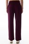 Burgundy Modal High Waist Straight Leg Pants - 3