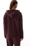 Brown Oversized Hooded Sweatshirt - 4