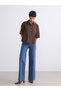 TWO MT SHOP QUALITY LCW Vision Brown Textured Women's Shirt - 2