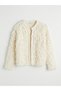 From UZG STORE: A Women's Knit Cardigan with a Round Neck and Tasseled Collar Detail for Fashion-Conscious Women - 6