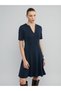 Trendy Picks from Kübra Butik: V-Neck Waist-Fitted Dress - 5