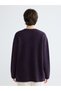 TWO MT SHOP QUALITY XSIDE Purple Boat Neck Oversized Women's Knit Sweater - 4