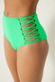 Basic High Fashion Green Bikini Bottom