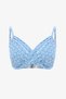 Blue Twist Underwire Bikini Top - 6