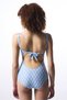 Bright Swimsuit with Colorful Geometric Patterned Design - 2