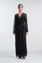 Pirra Lace Dantel Black Dressing Gown - مجموعة Privee