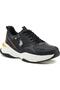 U.S. Polo Assn. Solidar 3PR Black Comfort Casual Sports Shoes - 2