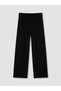 LCW EVERYDAY Black Knit Straight-Leg & Slim-Fit Narrow-Legged Wide-Leg Women's Pants, Featuring the ALITA CITY Touch - 4