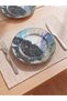 "Night Scene" Printed Serving Plate, 19 cm