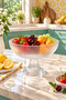 Valenza - Glass Display Stand with Base: Salad Bowl, Sugar Bowl, Cookie Jar, 20 cm - 6