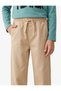 Cotton Balloon Fit Trousers with Drawstring Waist - 2