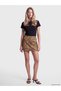 Leopard Pattern A-Line Crepe Skort for Style-Conscious Shoppers from UZG STORE - 3