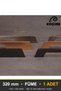 Ayla Modal Furniture Handle, 320 mm, charcoal grey, Kitchen Cabinet Drawer Handle - 8