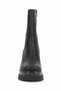 VALENA Black Nubuck Women's Platform Heeled Boots - 6