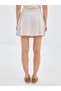 TWO MT SHOP QUALITY LCW Vision Ecru Knit Skirt (Solid) for Women - 4