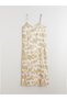 LCW Comfort Green Voile-Print Dress, Featuring the ALITA CITY Touch - 5