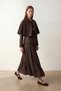 3-Piece Cape Set with Buckle Detail - 3